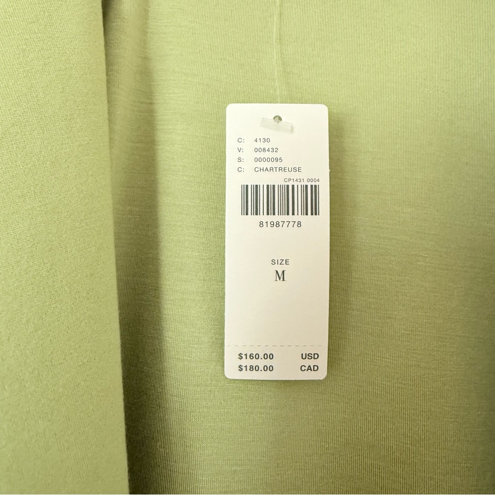 Maeve Lime Green Scalloped Mini Dress - Picture 4 of 6